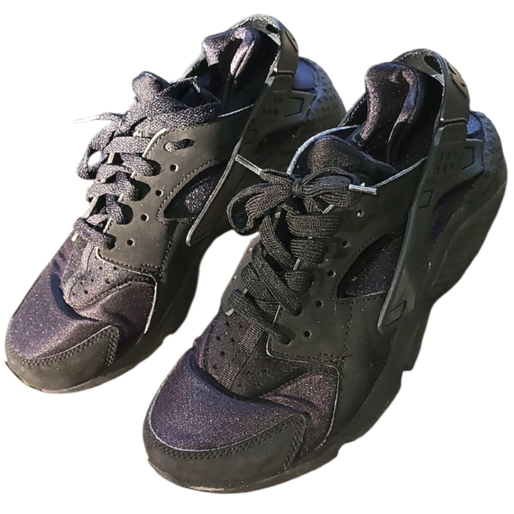 Black AIR HUARACHE BY NIKE‎ SIZE 8